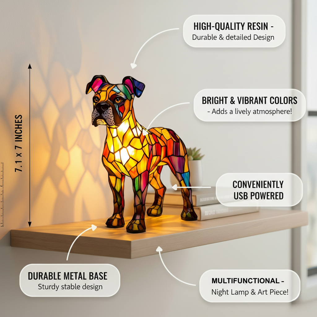 Lightning Magic Canine Lamp