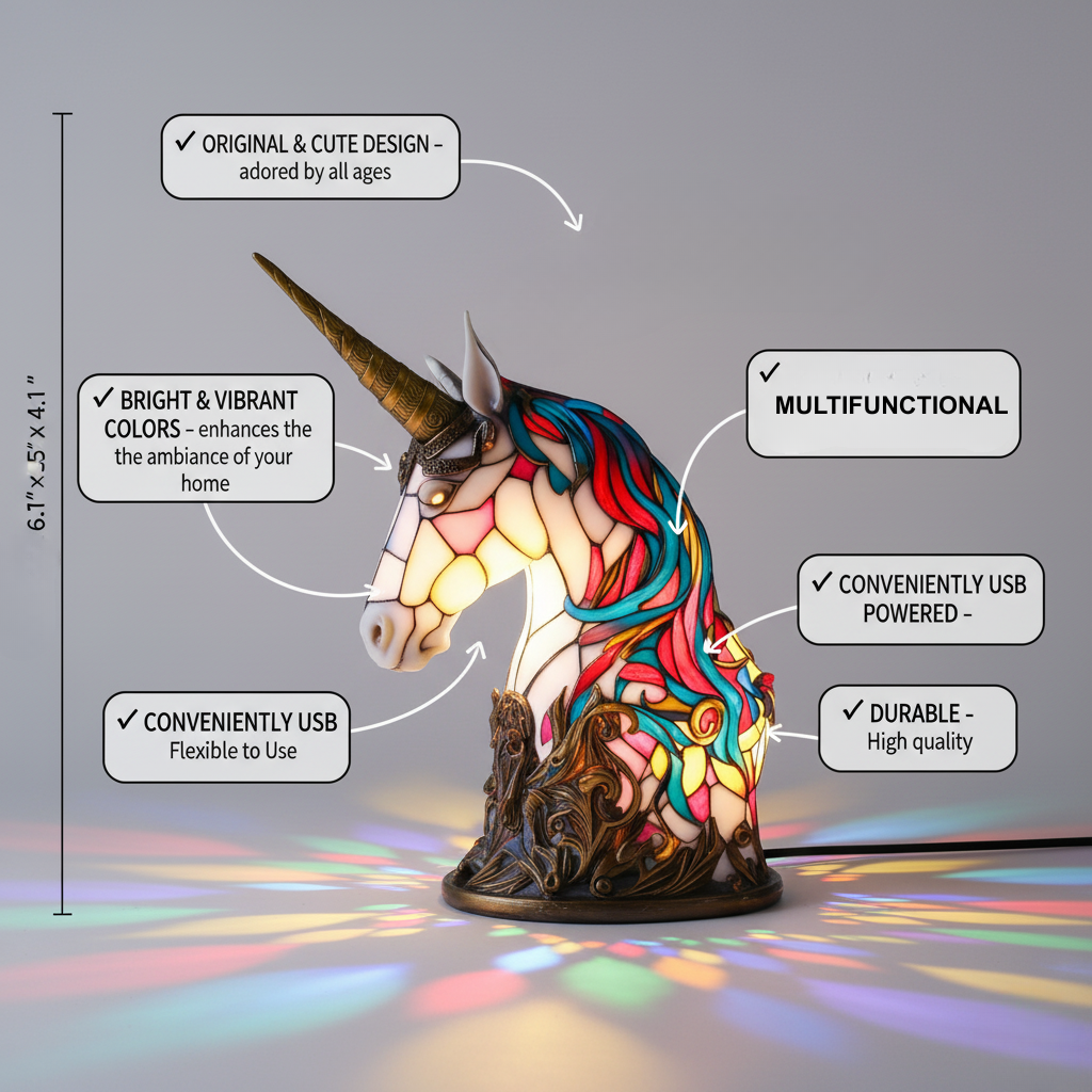 Luna | Enchanting Unicorn Night Light
