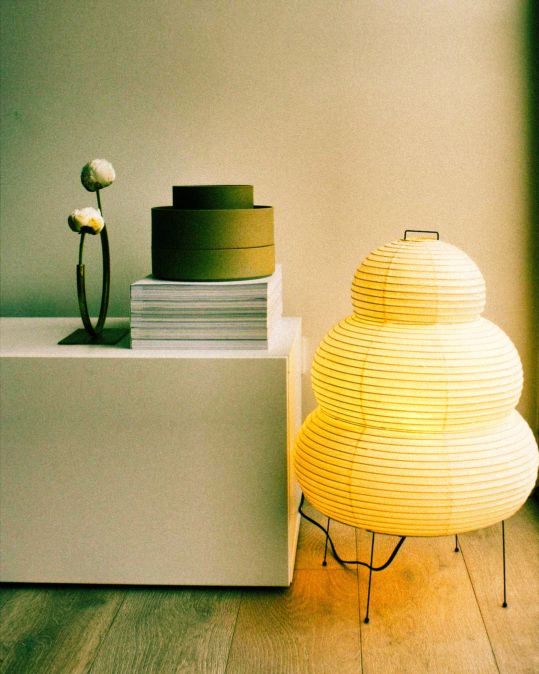 Iga Japanese Paper Floor Lamp